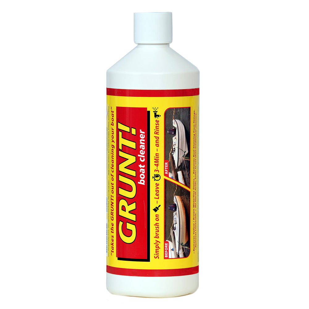 GRUNT! 32oz Boat Cleaner - Removes Waterline Rust Stains