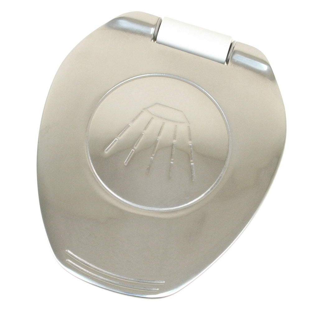 Scandvik White SS Recessed Transom Shower Handle/Hose - Vertical/Horizontal Mount - 6 Hose