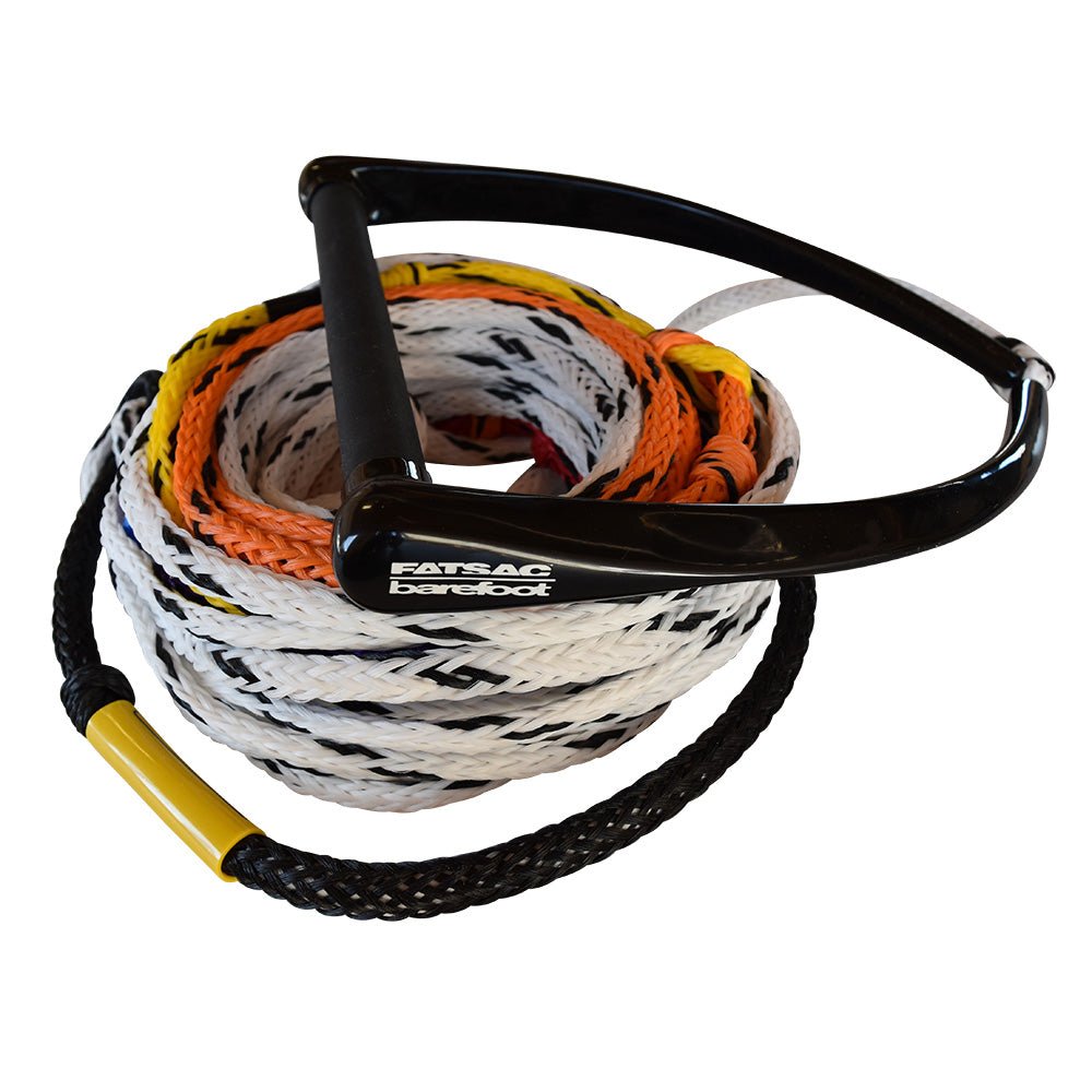 FATSAC 75 Water Ski Rope Handle Combo w/8 Takeoff Points - Multicolor