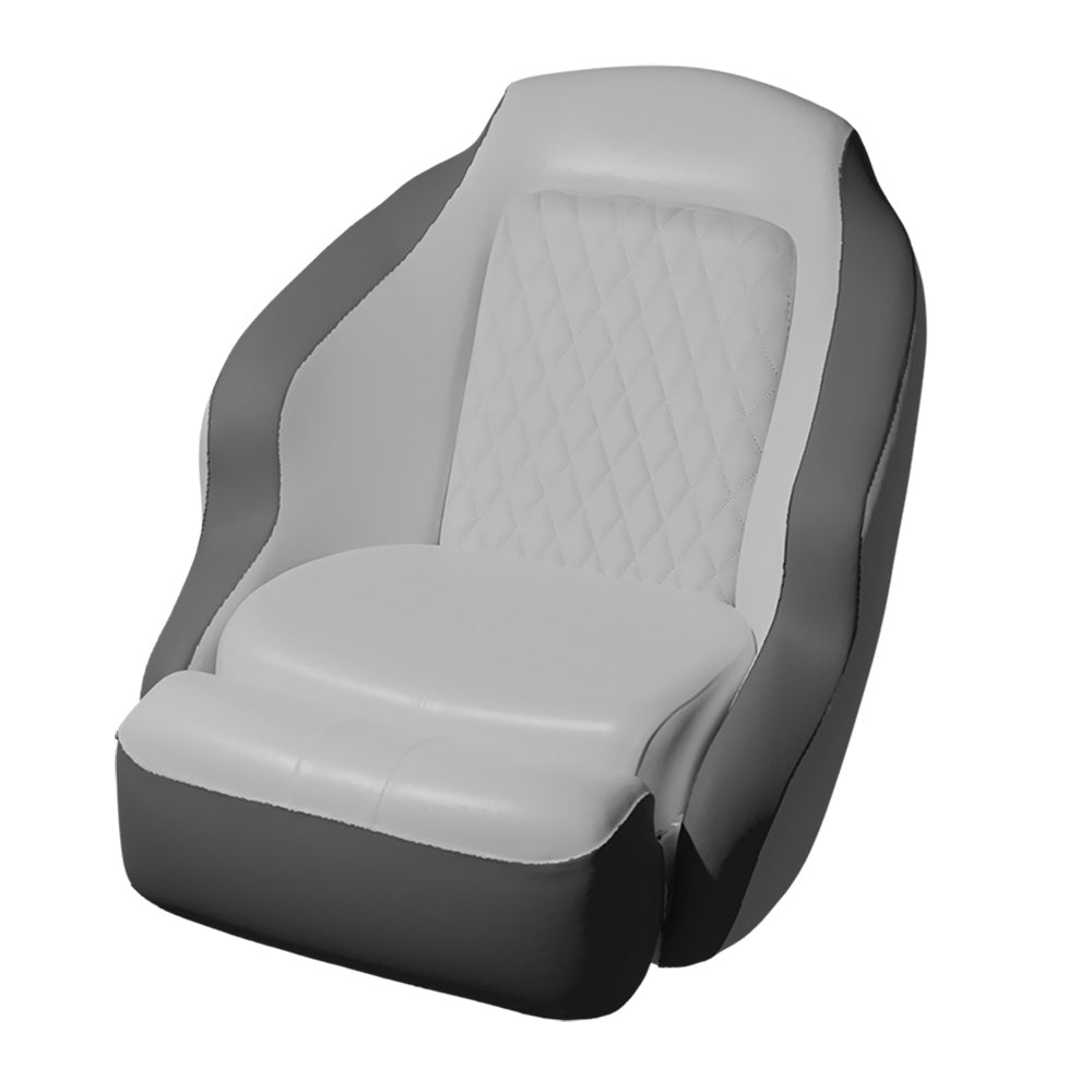 TACO Anclote Diamond Bucket Seat - White/Grey