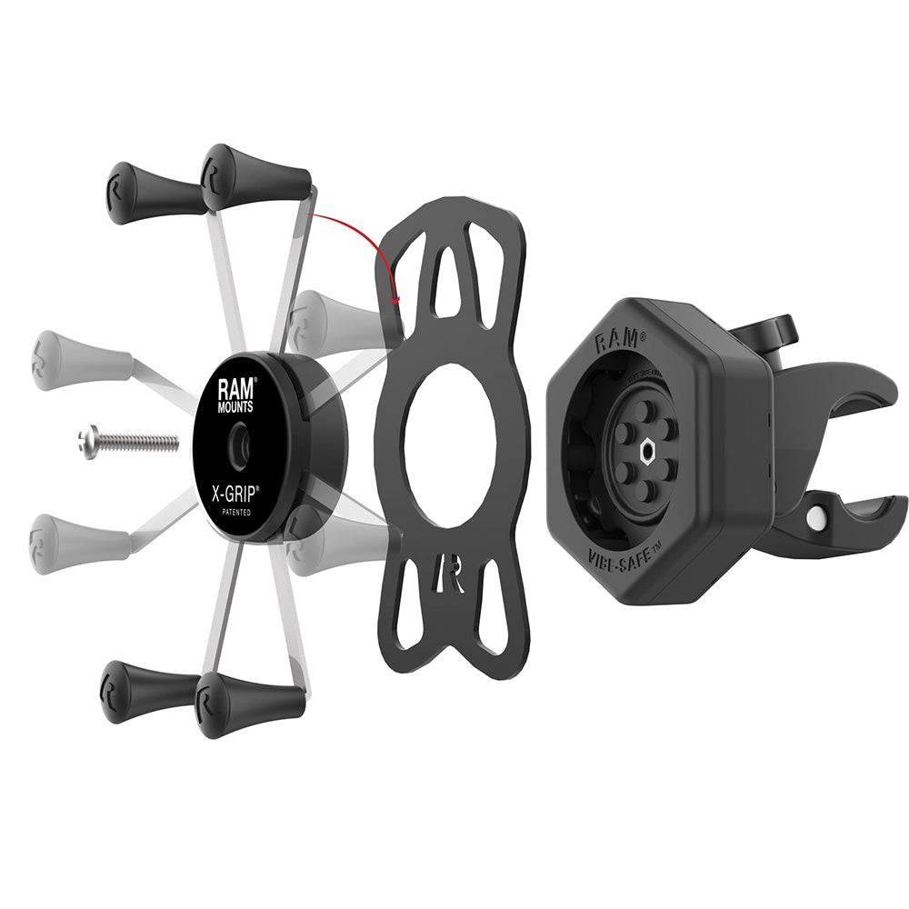 RAM Mount RAM X-Grip Large Phone Mount w/Vibe-Safe Small Tough-Claw