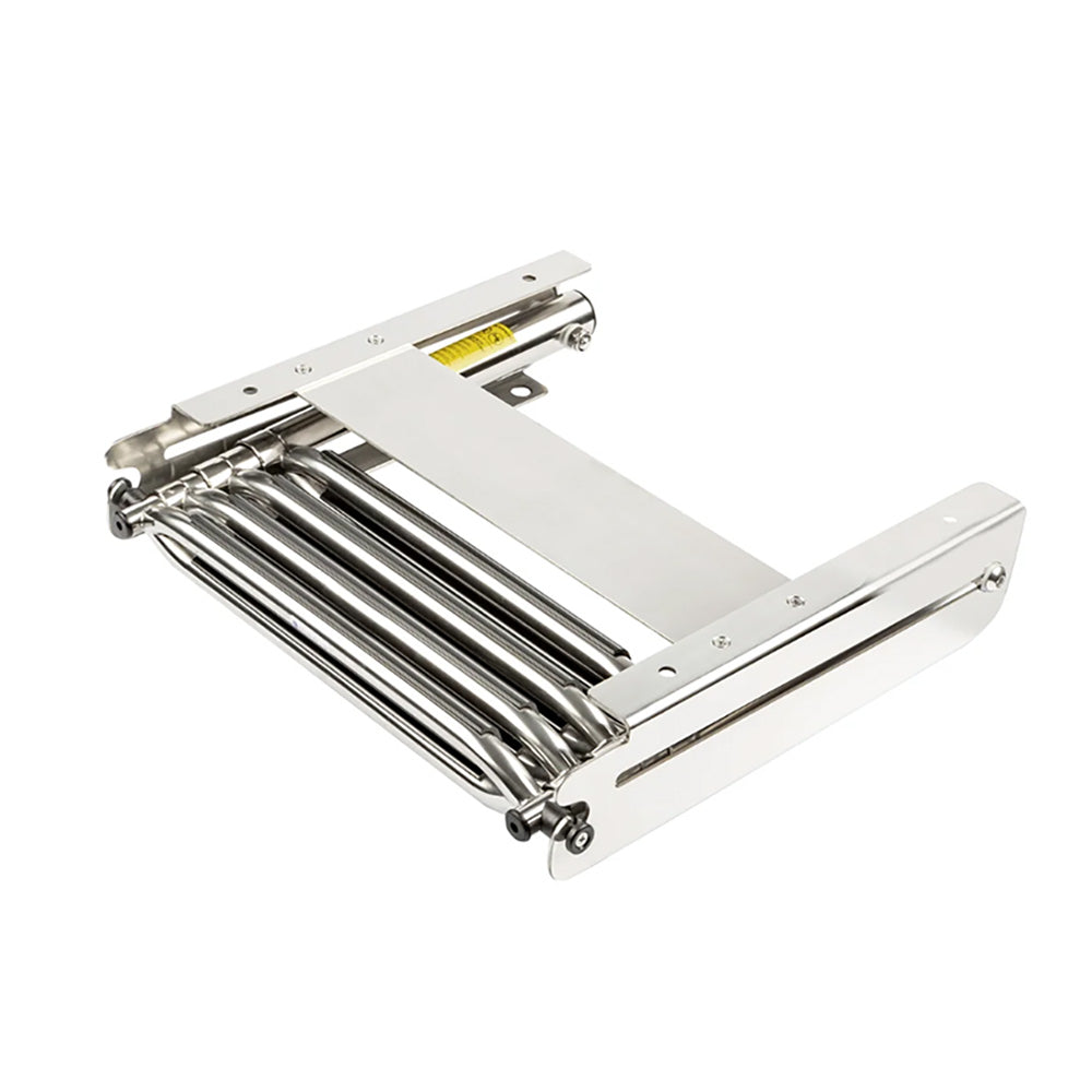 Whitecap 304 Stainless Steel 4-Step Sliding Under Platform Ladder