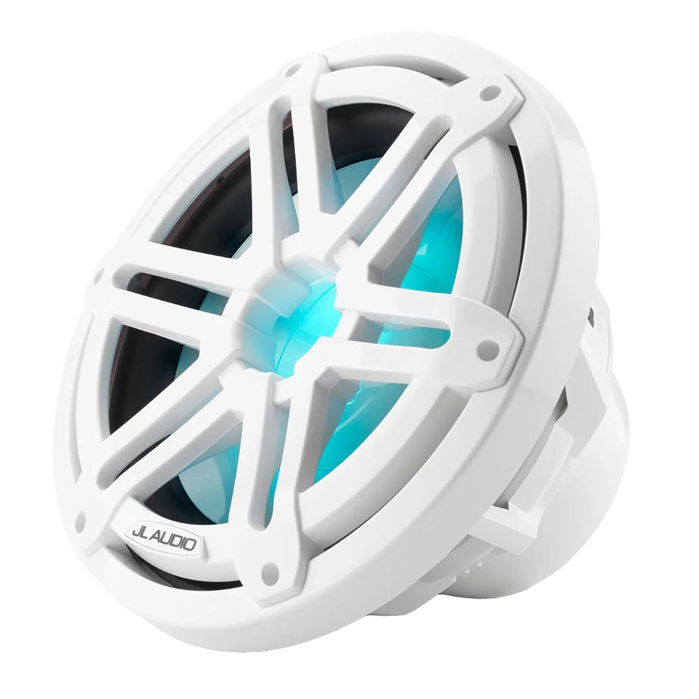 JL Audio M3 10" Marine Subwoofer w/Gloss White Sport Grille RGB LED Lighting - M3-10IB-S-Gw-i-4