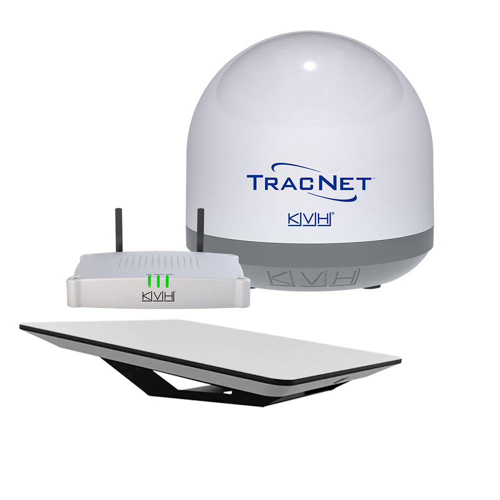 KVH HP Starlink Flat Panel Terminal Kit w/o Router Ethernet Adapter w/TracNet Coastal Pro 5G/WiFi Compact Terminal
