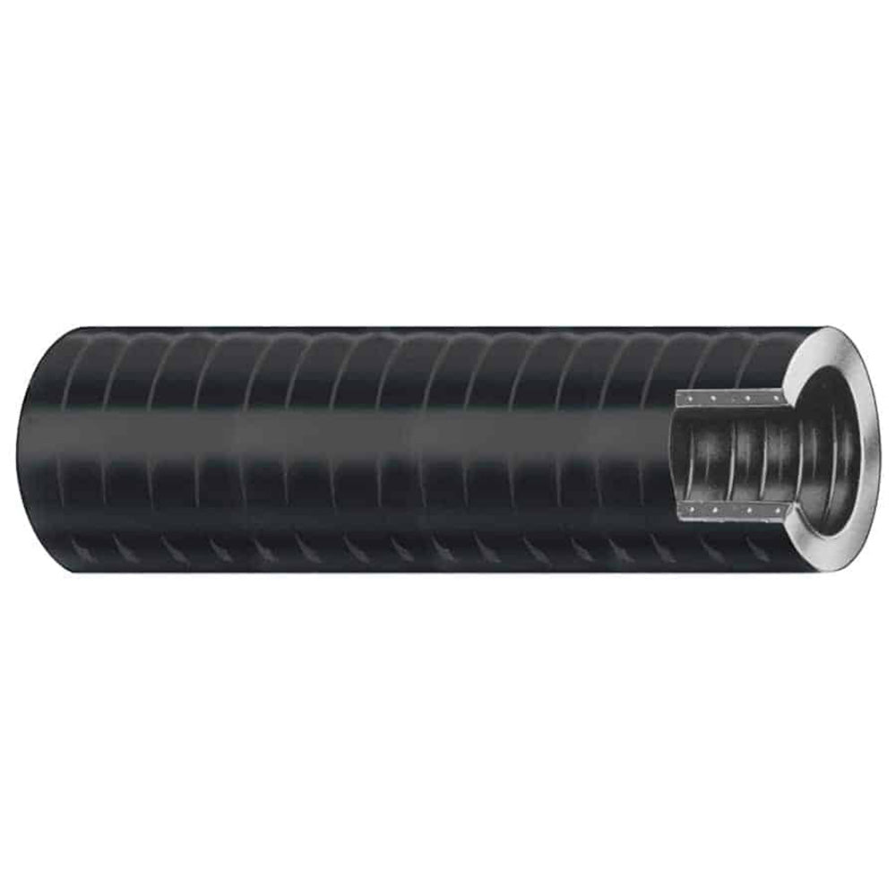 Trident Marine 1" x 50' Box VAC XHD Bilge Live Well Hose Black - Soft Plasticizer Wall