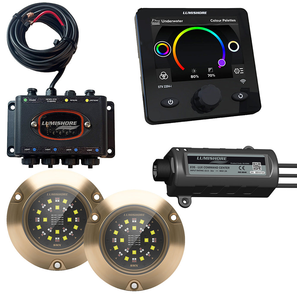 Lumishore LUX SMX154 2 Lights HUB LUX Command Center Display