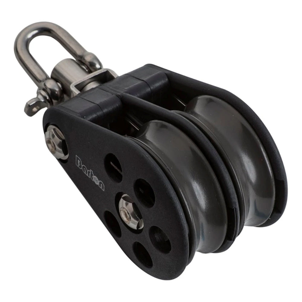 Barton Size 5 54mm Plain Bearing Pulley Block Double Block Swivel