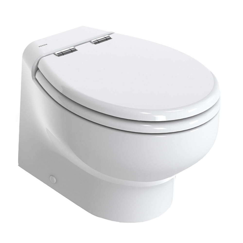 Thetford Silence Plus 2G w/Wood Polyester Soft Close Seat Standard Solenoid - Short, White - 12V