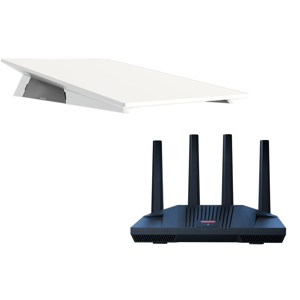 KVH Starlink Performance Gen 3 Kit w/Wedge Mount CommBox Edge Core Communications Gateway Wi-Fi Router