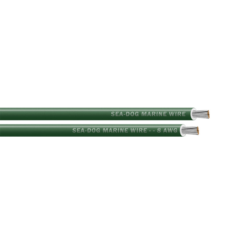 Sea-Dog 8 AWG Green Primary Wire - 1000'