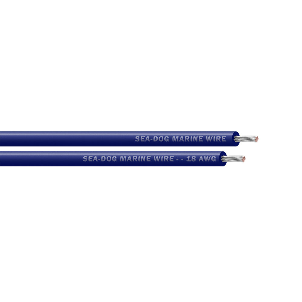 Sea-Dog 18 AWG Dark Blue Primary Wire - 500'