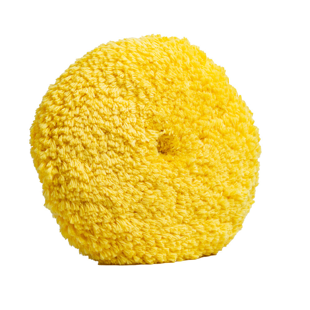 Lake Country Yellow Twisted Acrylic Wool Pad 8" x 1.5" Quick Disconnect