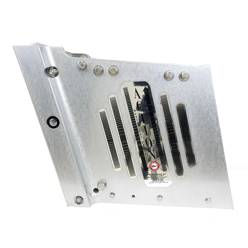Bob's Machine 14" Setback Action Series Hydraulic Jack Plate - Silver