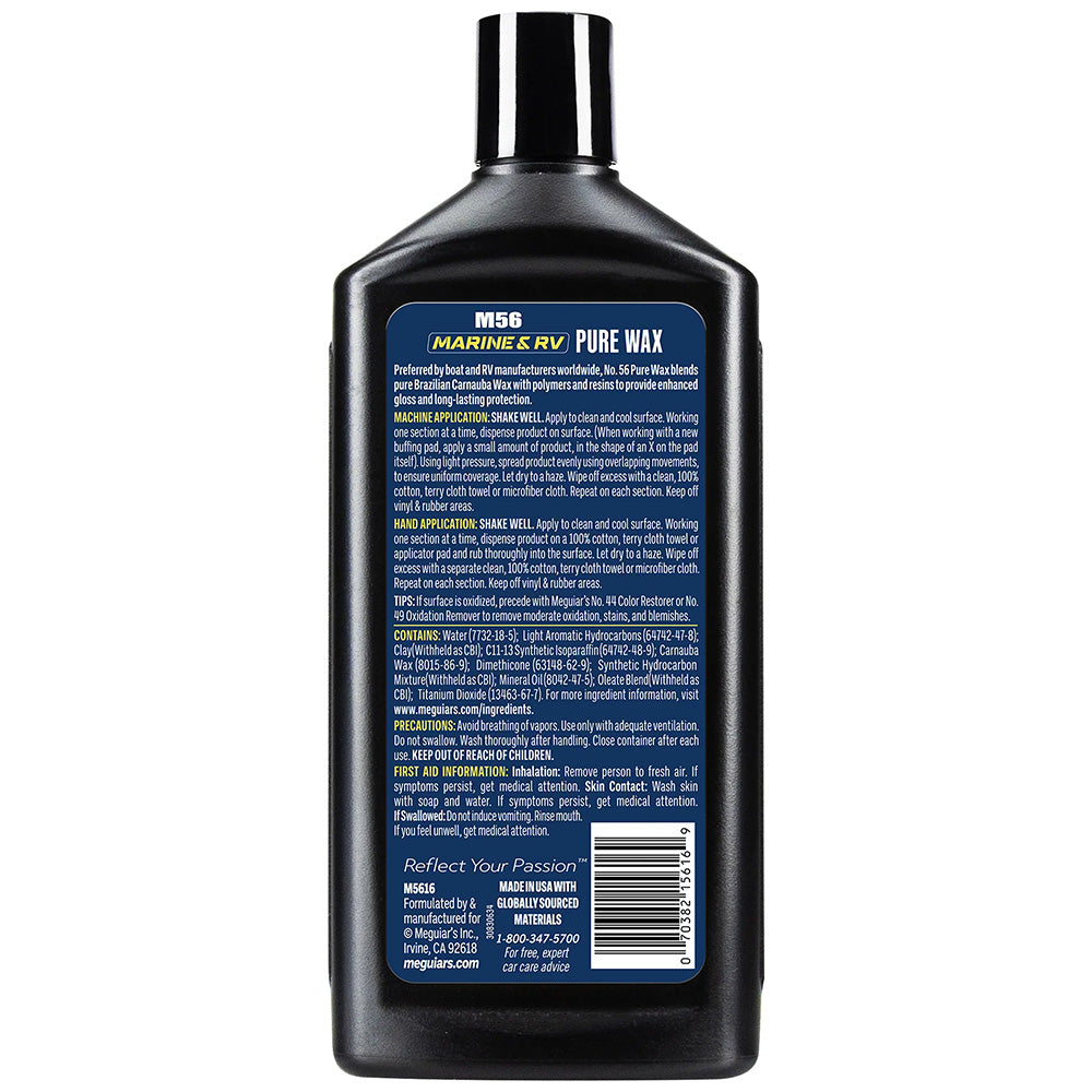 Meguiar's #56 Boat/RV Pure Wax - 16oz