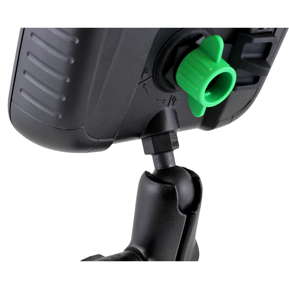 RAM Mount Flat Surface Mount w/1" Ball, including M6 X 30 SS HEX Head Bolt, f/Raymarine Dragonfly-4/5 WiFish Devices