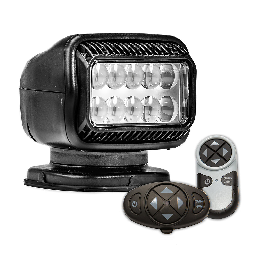 Golight Radioray GT Series Permanent Mount - Black LED - Wireless Handheld Wireless Dash Mount Remotes