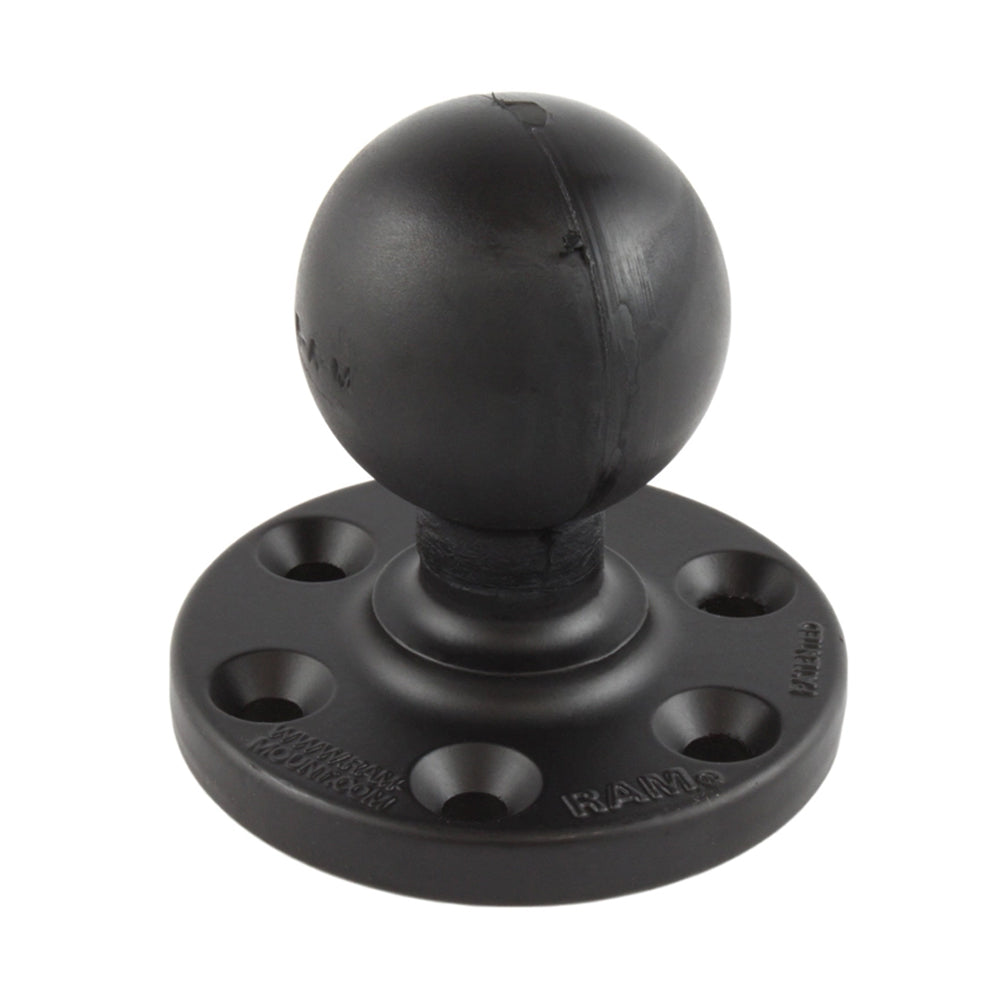 RAM Mount RAM Large Round Plate w/6-Hole Pattern Ball