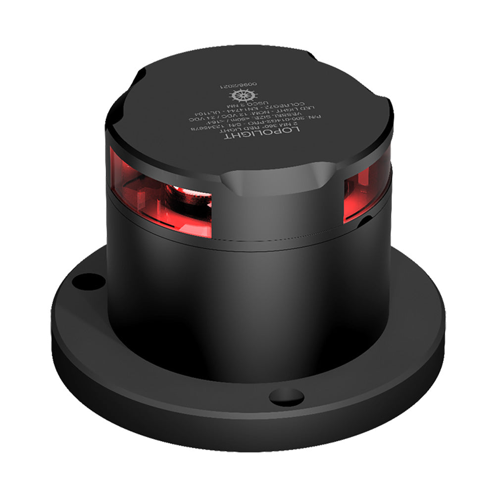 Lopolight 3nm 360 Red Ice-Class Black Anodized Light