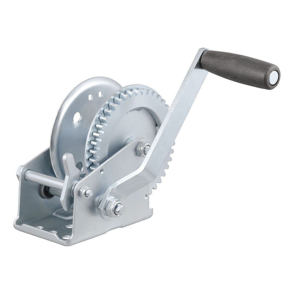 CURT Hand Crank 1200 lb. Winch - 7-1/2" Handle