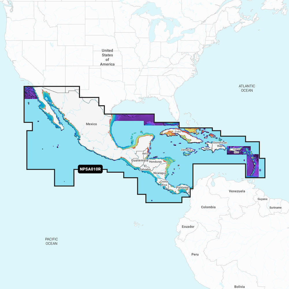 Navionics Platinum+ NPSA010R - Central America  Caribbean