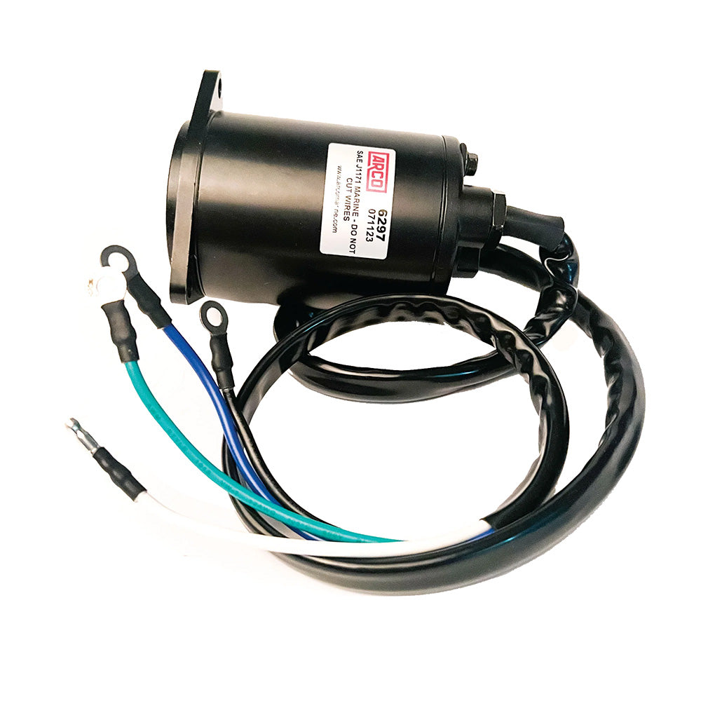 ARCO Marine Original Equipment Quality Replacement Yamaha Tilt Trim Motor - 1990-2003 250HP/1994-2003 225HP Units