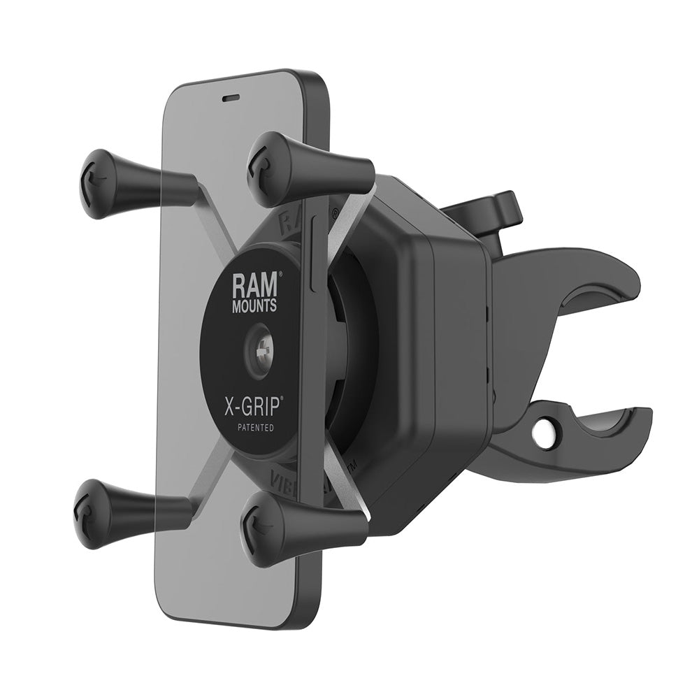 RAM Mount RAM X-Grip Phone Mount w/Vibe-Safe  Small Tough-Claw