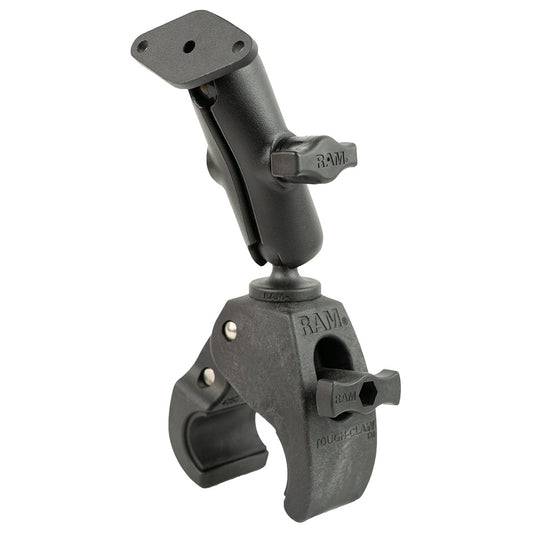 RAM Mount RAM Tough-Claw Medium Clamp Mount w/Diamond Plate