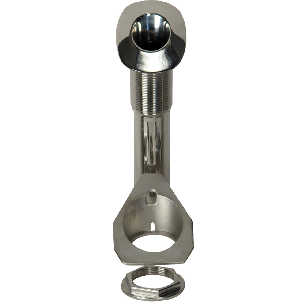 C.E. Smith 80 Series Screwless Flush Mount Rod Holder - 30 Degree - Stainless Steel - Cast Bottom - Black Liner