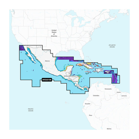 Garmin Navionics Vision+ NVSA010R Central America  Caribbean