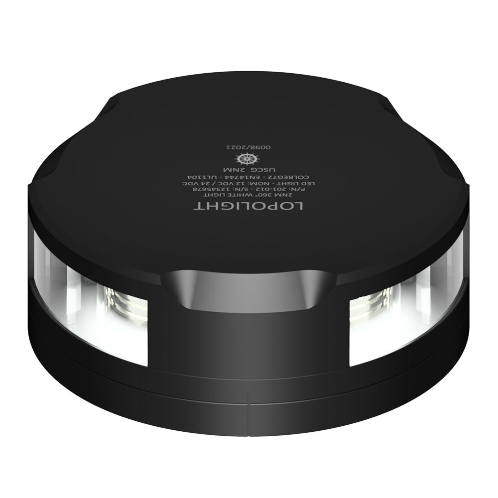 Lopolight Masthead/360-Degree Light - 3NM - Black Housing w/FB Base