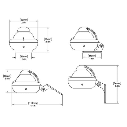 Ritchie X-10-M Sport - Bracket Mount - Gray [X-10-M] | Compasses - Magnetic by Ritchie 