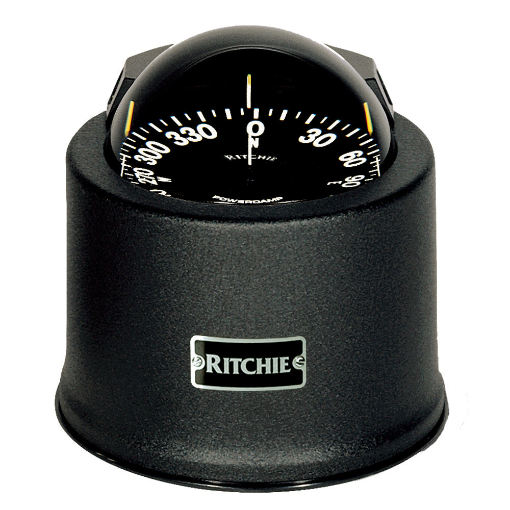 Ritchie SP-5-B GlobeMaster Compass - Pedestal Mount - Black - 5 Degree Card 12V [SP-5-B] | Compasses by Ritchie 