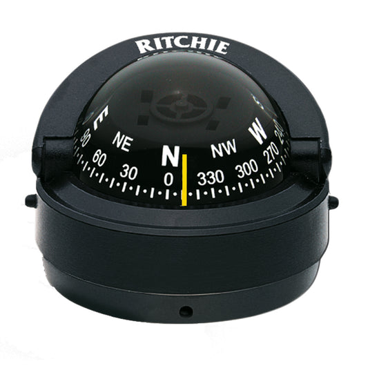 Ritchie S-53 Explorer Compass - Surface Mount - Black [S-53] | Compasses by Ritchie 