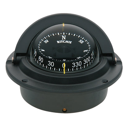 Ritchie F-83 Voyager Compass - Flush Mount - Black [F-83] | Compasses by Ritchie 