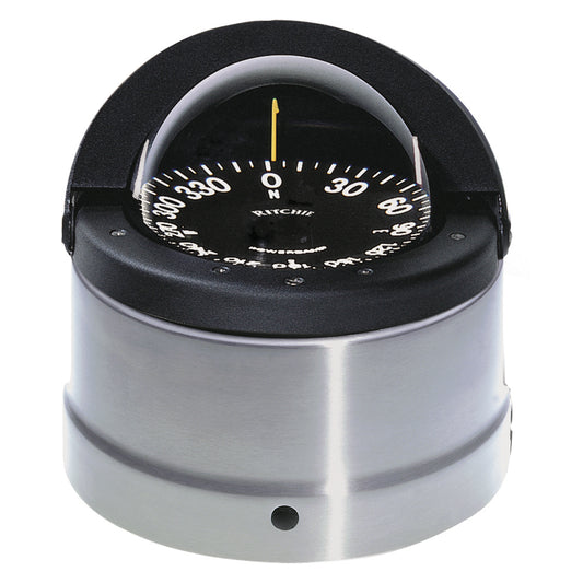 Ritchie DNP-200 Navigator Compass - Binnacle Mount - Polished Stainless Steel/Black [DNP-200] | Compasses by Ritchie 