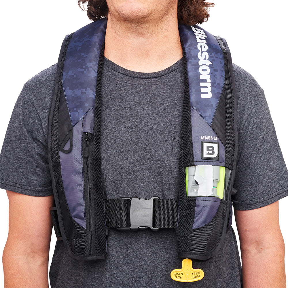 Bluestorm Atmos 40 Auto Type II Inflatable PFD - Hi-Vis