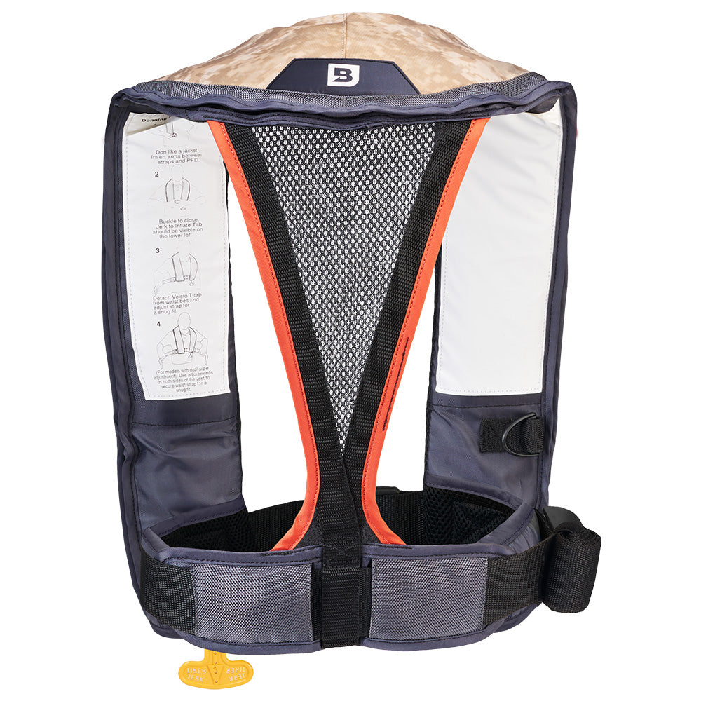 Bluestorm Atmos 40 Auto Type II Inflatable PFD - Tan