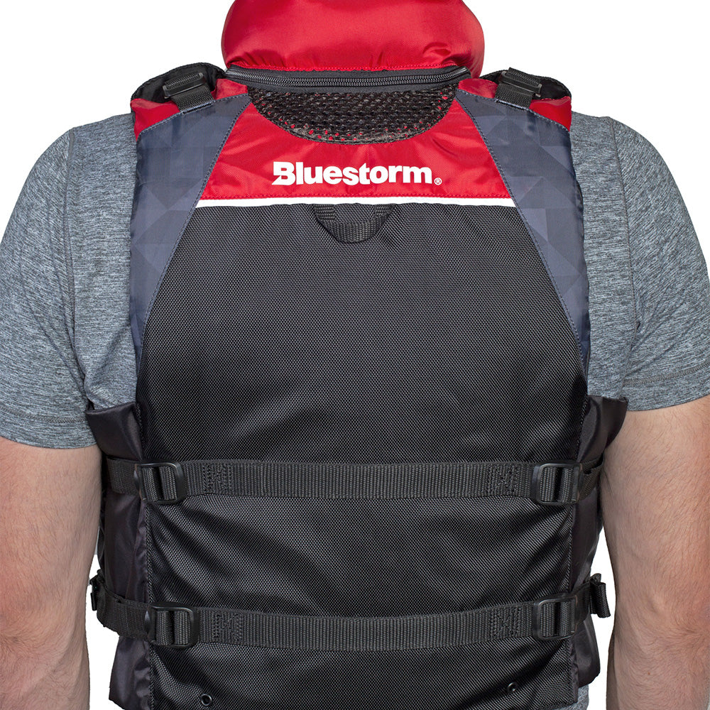 Bluestorm Classic Adult Fishing Life Jacket - Nitro Red - L/XL