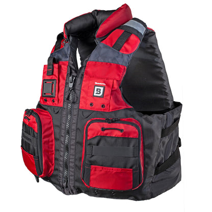 Bluestorm Classic Adult Fishing Life Jacket - Nitro Red - L/XL