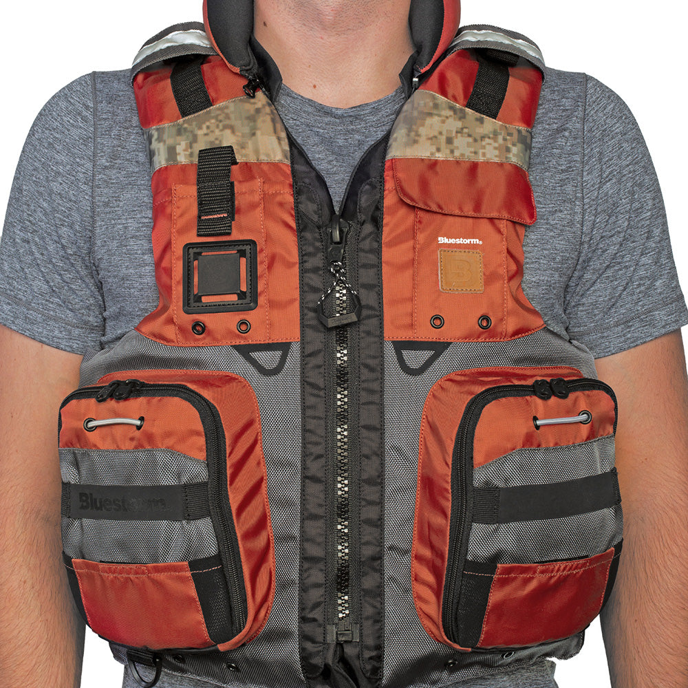 Bluestorm Classic Adult Fishing Life Jacket - Legendary Copper - L/XL