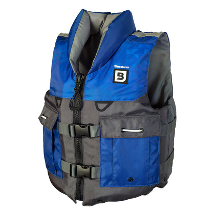 Bluestorm Classic Youth Fishing Life Jacket - Deep Blue