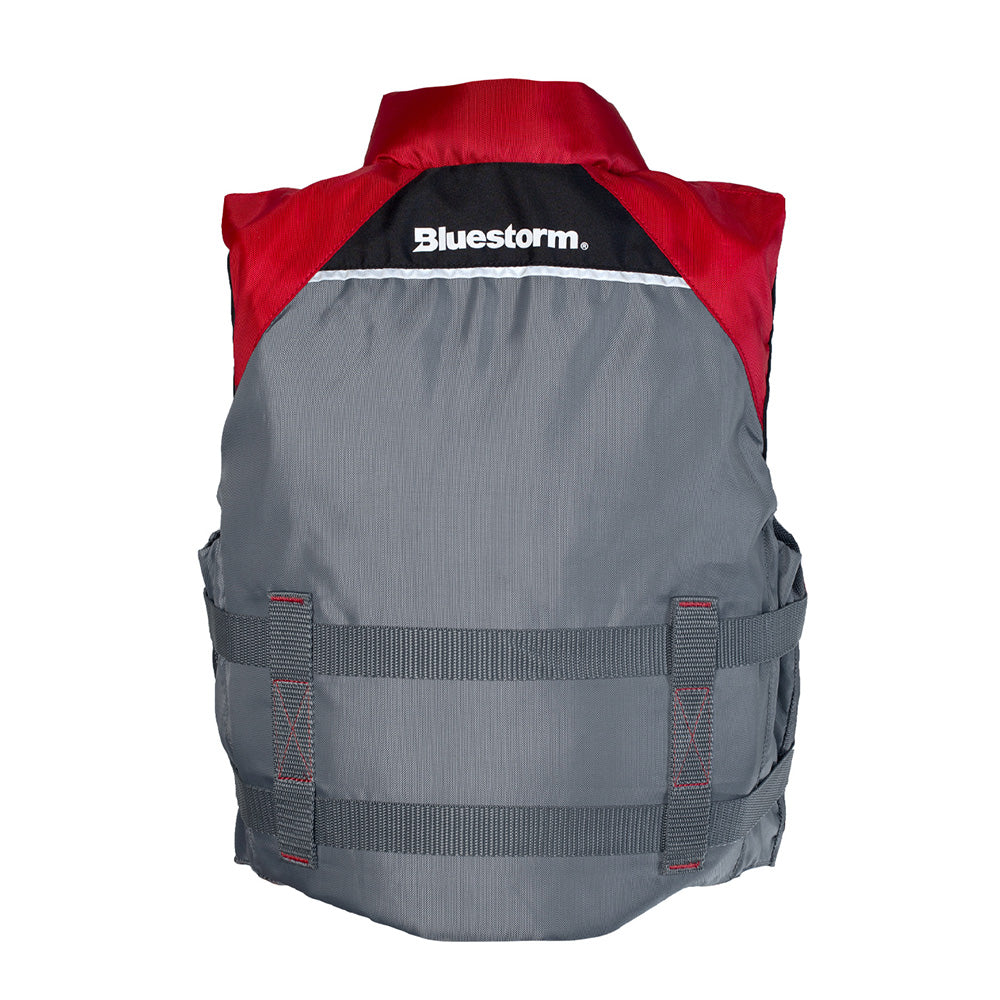 Bluestorm Classic Youth Fishing Life Jacket - Nitro Red