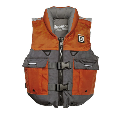 Bluestorm Classic Youth Fishing Life Jacket - Optic Orange