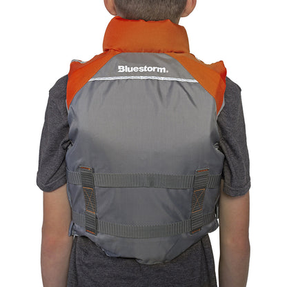 Bluestorm Classic Youth Fishing Life Jacket - Optic Orange