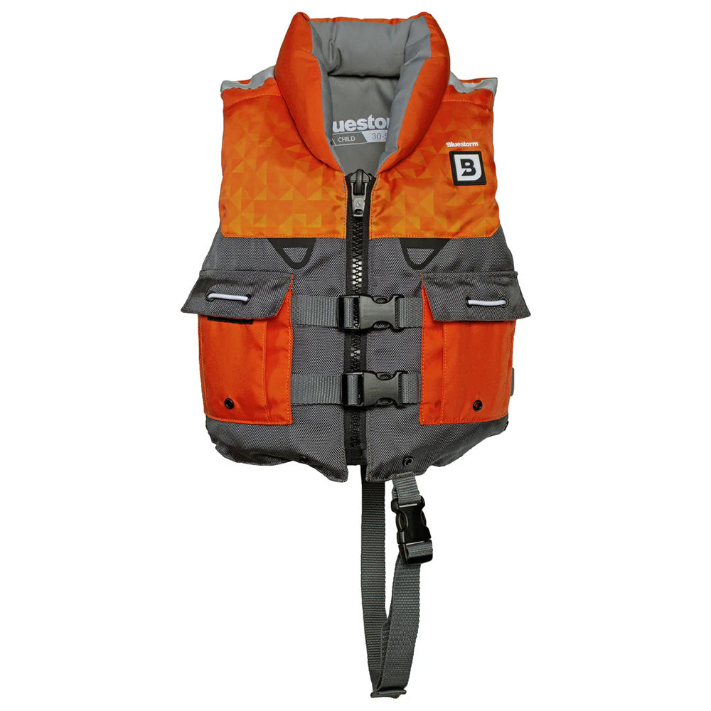 Bluestorm Classic Child Fishing Life Jacket - Optic Orange