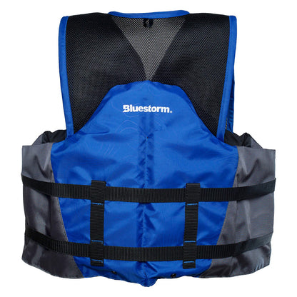 Bluestorm Sportsman Adult Mesh Fishing Life Jacket - Deep Blue - L/XL