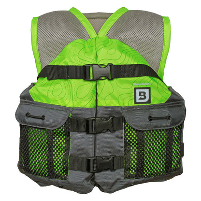 Bluestorm Sportsman Youth Mesh Fishing Life Jacket - Hi-Vis