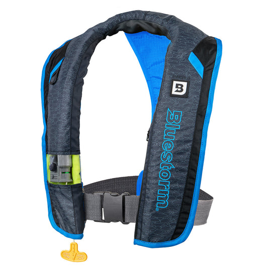 Bluestorm Stratus 35 Auto Type II Inflatable PFD - Coastal Blue