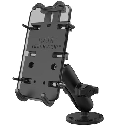 RAM Mount RAM Quick-Grip XL Spring-Loaded Phone Mount w/Drill-Down Base