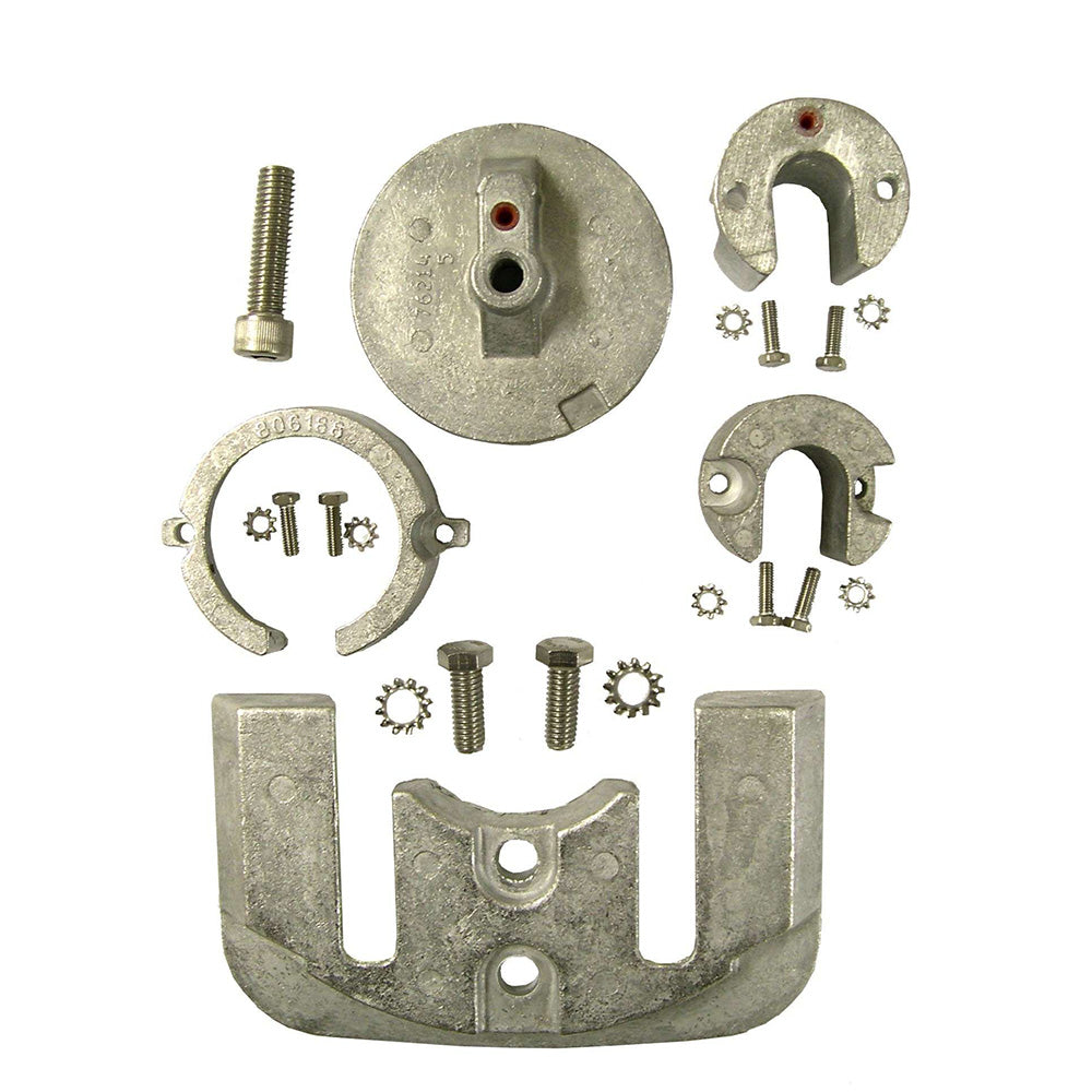 Performance Metals Mercruiser Bravo 1 Complete Anode Kit - Aluminum\